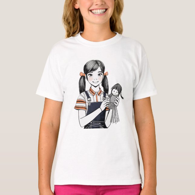 Handmarionett - Girls Unisex T-Shirt (Framsida)