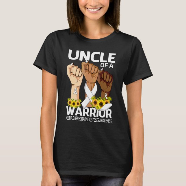 Handmorbror till Warrior Många Hereditary Exosto T Shirt (Framsida)