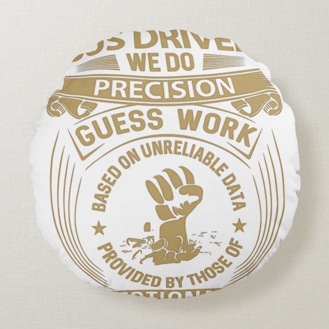 handontravera rund kudde (Framsidan)