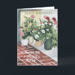 HANDPAINERAT VATTENFÄRG SPECIELL FRIEND BIRTHDAY KORT<br><div class="desc">HANTERAD URSPRUNGLIG VATTENFÄRG AV JILL MEYER.
CHARMING BLOMMIGT SPECIELLT FRIEND BIRTHDAY-KORT och en mjuk,  feminin appell kan vara personlig.</div>