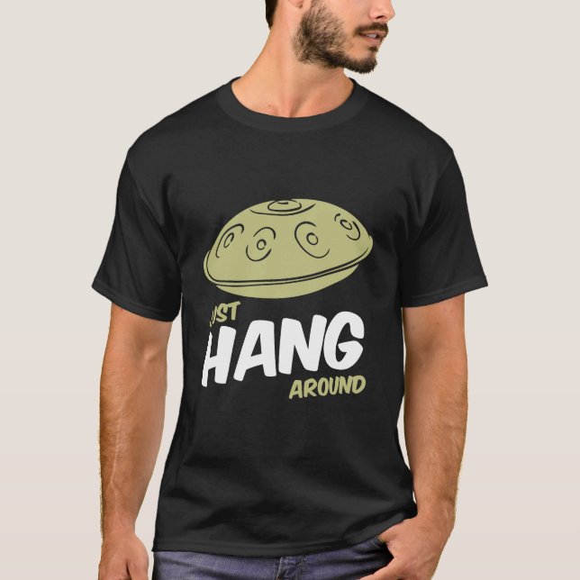 Handpan hängsida Music Ljud Design Premium T-Shirt (Framsida)