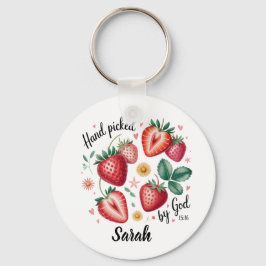 Handplockad av Gud Johannes 15:16 Nyckelring