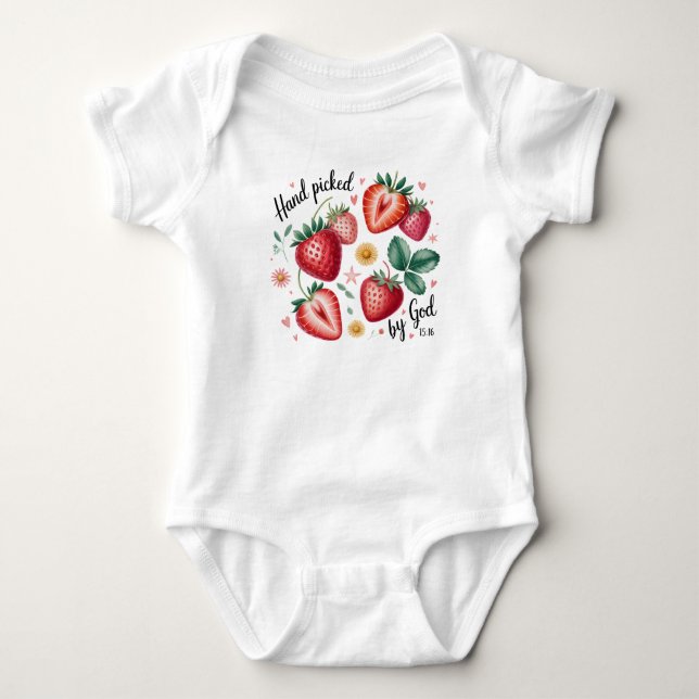 Handplockad av Gud Johannes 15:16 T Shirt (Framsida)