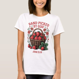 Handplockad av Gud Shirt John 15:16 Tee