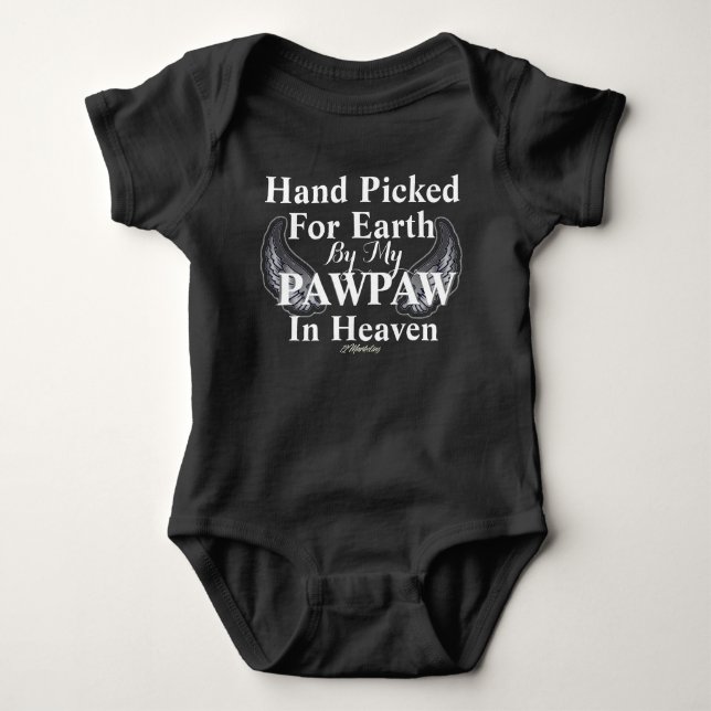 Handplockad från Heaven BY Mitt barn i baby Tee Shirt (Framsida)