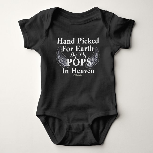 Handplockad från himlen från mitt barn i baby tee (Framsida)