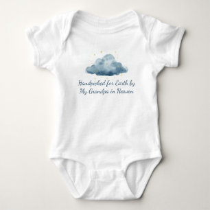 Handplockad till jorden av farfar i himlen-minnesm t shirt