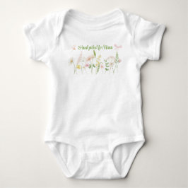 Handplockade blommor till farmor t shirt