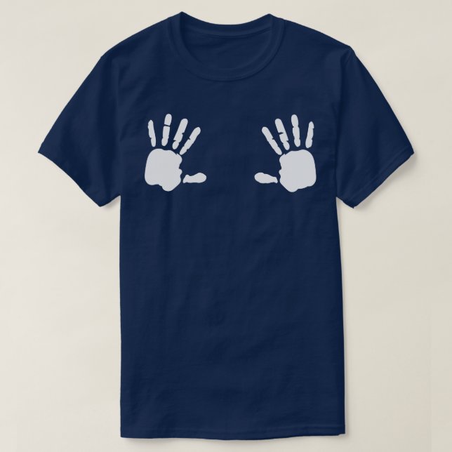 Handprint Touch me Gift T Shirt (Design framsida)