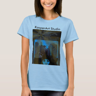 Handprogram med originalteckningsdesign tee