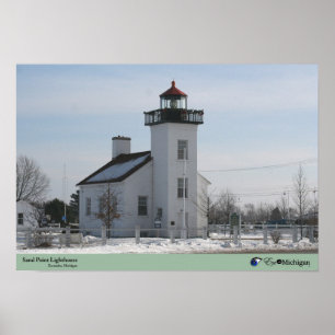Handpunkt fyr - Escanaba, MI Poster