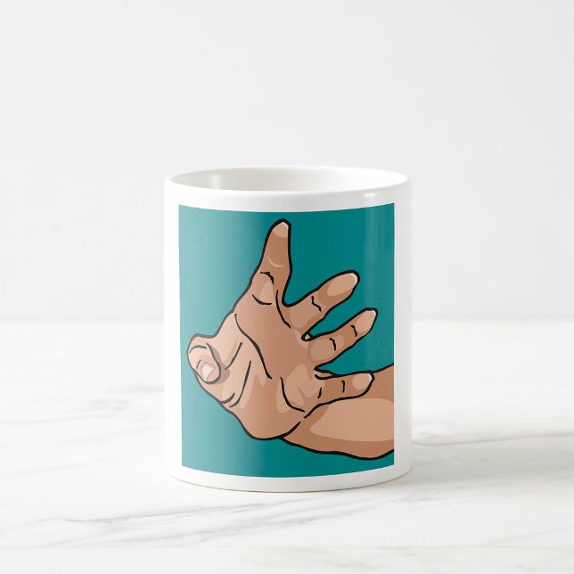 Handräckning i perspektiv kaffemugg (Skapare uppladdad)