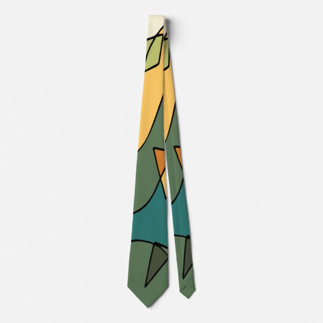 Handritad abstrakt vintage design slips (Framsida)