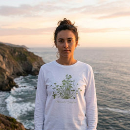 Handritad Acetabularia Havsalger T Shirt