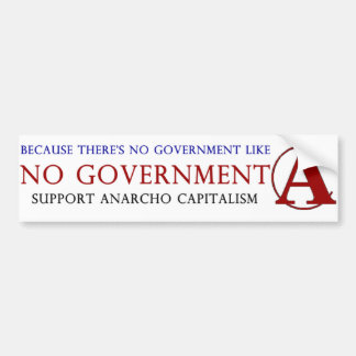 Handritad Anarko Kapitalist -Kapitalism + Anarki Bildekal