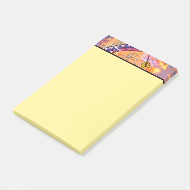 Handritad av EDDArt - Dröm skala 1 Post-it Block (Vinklad)
