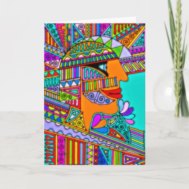 Handritad av EDDArt - Farao 1 Kort (Framsida)