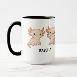 Handritad Axolotl Anpassad Söt Mugg