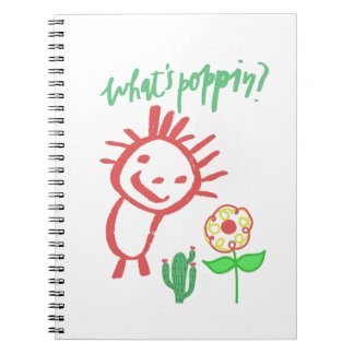 handritad baby  anteckningsbok