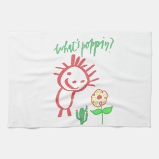 handritad baby  kökshandduk