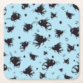 Handritad biillustration Underlägg