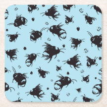 Handritad biillustration Underlägg