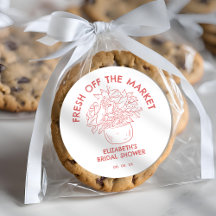 Handritad Bröllopsfest för nygifta med korallmotiv