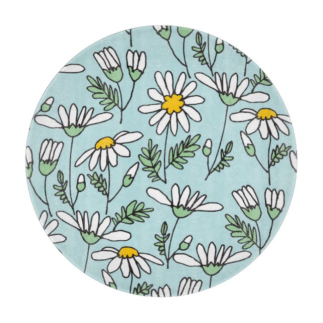 Handritad Chamomile Mönster. (Framsidan)