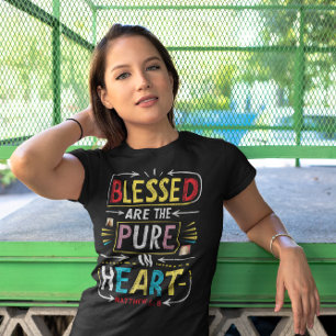 Handritad dubbelriktad verse: smält rent hjärta t shirt