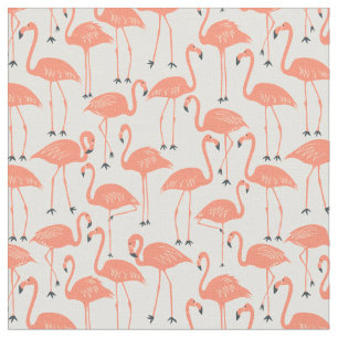 Handritad Flamingo Tropisk Syddning & Quilting Tyg