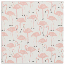 Handritad Flamingo | Tropisk Syddning & Quilting Tyg