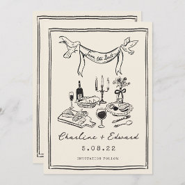 Handritad Funky Handstil Spara datum Datumet