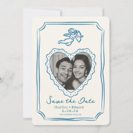 Handritad Funky Handstil Spara datum Datumet