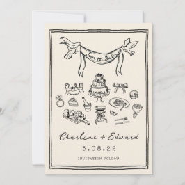 Handritad Funky Handstil Spara datum Spara Datumet