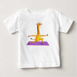 Handritad Giraff Serietröja | Cute Safari A T Shirt