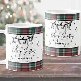 Handritad God Jul Kaffemugg