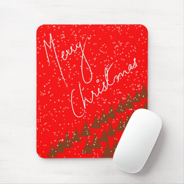 Handritad God Jul Musmatta (Med mus)