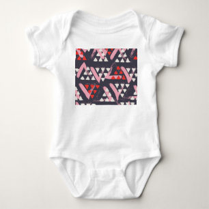 Handritad konstnärlig Visning i Mönster T Shirt