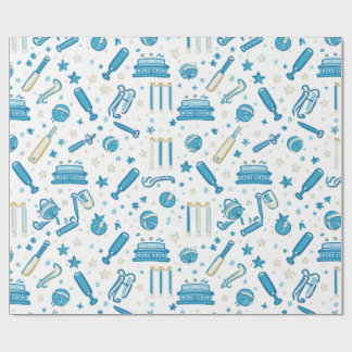 Handritad Kricket Doodle Sömlöst Mönster Roligt Sp Presentpapper