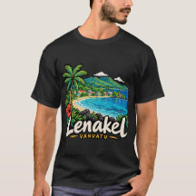 Handritad Lenakel Vanuatu Reskonst Landmärke