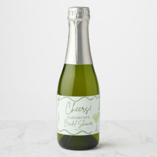 Handritad Retro Margs & Matrimony Bröllopsdusch