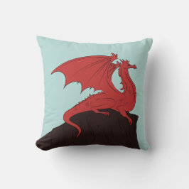 Handritad ritform Dragvagn för linje Kudde