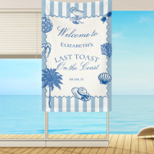 Handritad sista skål på kusten möhippa