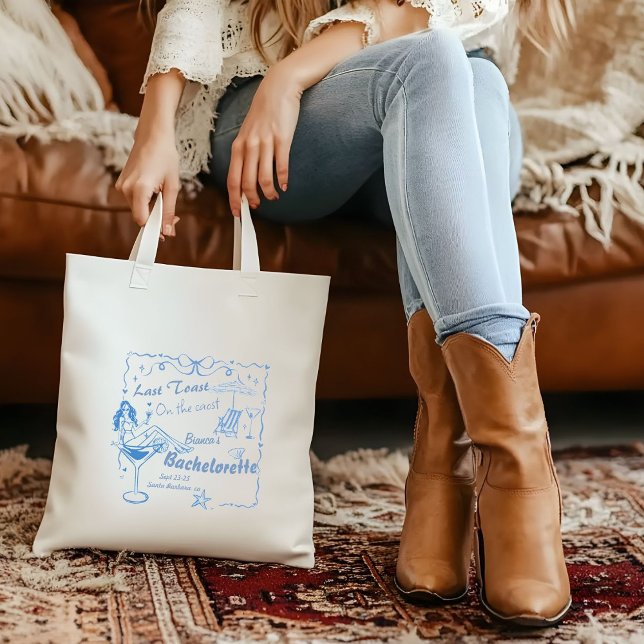 Handritad Sista Toast Vid Kusten Möhippa  Tygkasse (Skapare uppladdad)