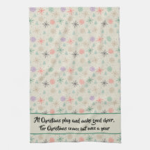 Handritad Snöflingor Julgranar Multifärgad