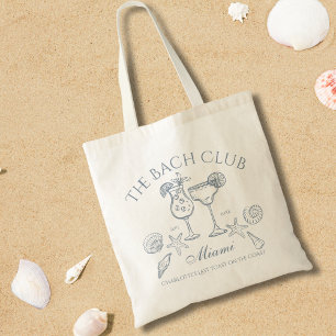 Handritad The Bach Club Strand Möhippa Tygkasse