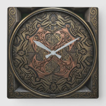 Handritad till 3D Digital: Invecklad Brons Mandala