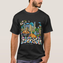 Handritad Uzbekistan Resemåleri Landmärke