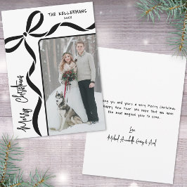 Handritad Whimsical God Jul Julkort