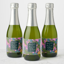 Handritade blomsterbröllop Kraftfull rosa grönska 